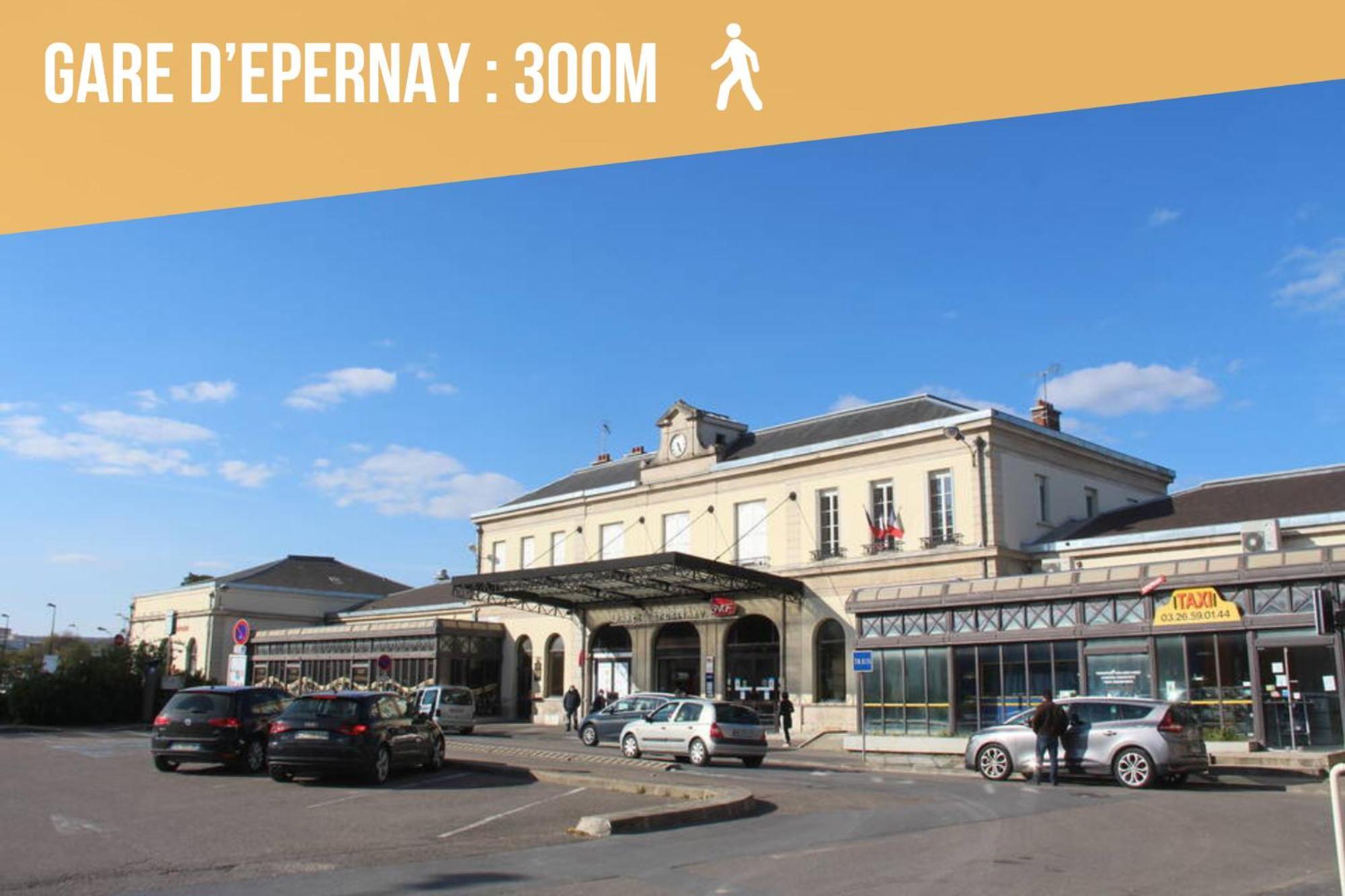 Gite Urbain - La Capsule - Parking Epernay Ngoại thất bức ảnh